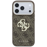 Husa de protectie Guess compatibil cu iPhone 17 Pro / iPhone 18 Pro, Maro
