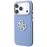 Husa de protectie Guess compatibil cu iPhone 18 Pro Max / iPhone 17 Pro Max, Albastru