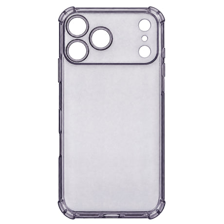 Husa de protectie Techsuit Shockproof Clear Silicone compatibil cu iPhone 18 Pro / iPhone 17 Pro, Gri