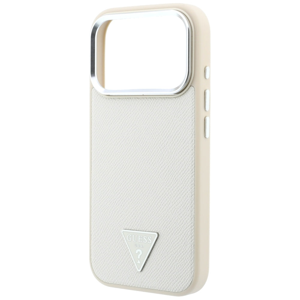 Husa de protectie Guess compatibil cu iPhone 17 Pro Max / iPhone 18 Pro Max, Bej