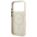 Husa de protectie Guess compatibil cu iPhone 17 Pro Max / iPhone 18 Pro Max, Bej