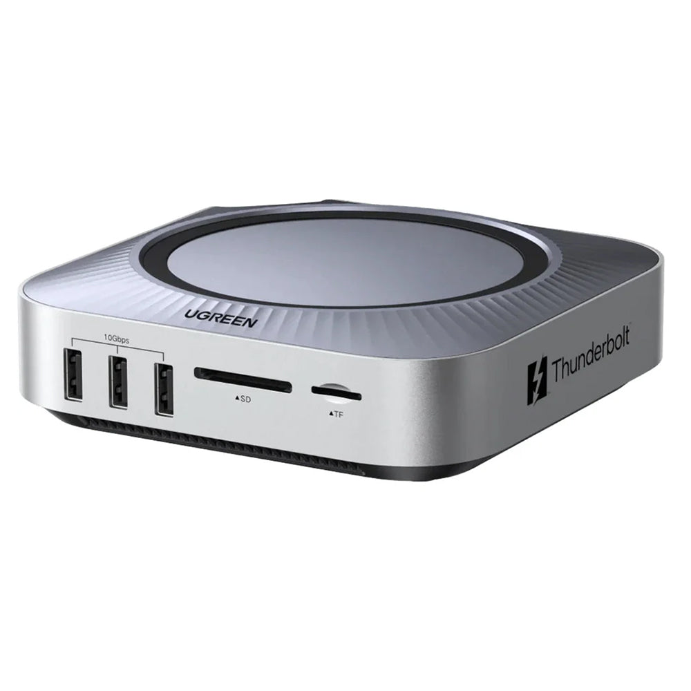 Hub Ugreen Maxidok 10-in-1 (85883EU), Thunderbolt 5, M.2 NVMe, Argintiu
