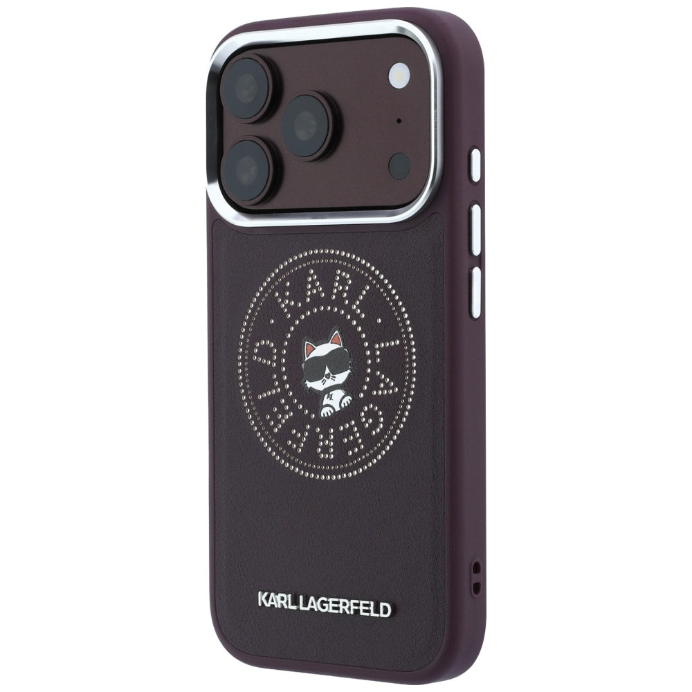 Husa de protectie Karl Lagerfeld compatibil cu iPhone 18 Pro Max / iPhone 17 Pro Max, Bordo