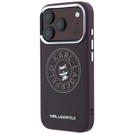 Husa de protectie Karl Lagerfeld compatibil cu iPhone 18 Pro Max / iPhone 17 Pro Max, Bordo