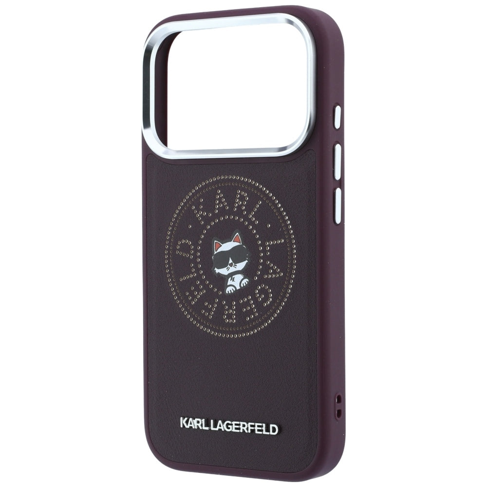 Husa de protectie Karl Lagerfeld compatibil cu iPhone 18 Pro Max / iPhone 17 Pro Max, Bordo