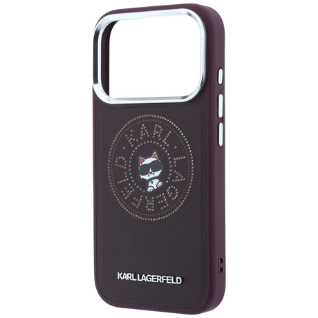 Husa de protectie Karl Lagerfeld compatibil cu iPhone 18 Pro Max / iPhone 17 Pro Max, Bordo