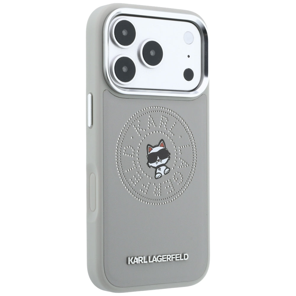 Husa de protectie Karl Lagerfeld compatibil cu iPhone 18 Pro / iPhone 17 Pro, Gri