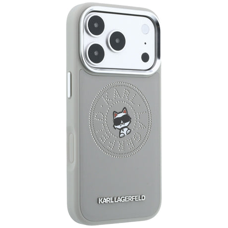 Husa de protectie Karl Lagerfeld compatibil cu iPhone 18 Pro / iPhone 17 Pro, Gri