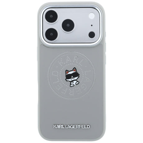 Husa de protectie Karl Lagerfeld compatibil cu iPhone 18 Pro / iPhone 17 Pro, Gri