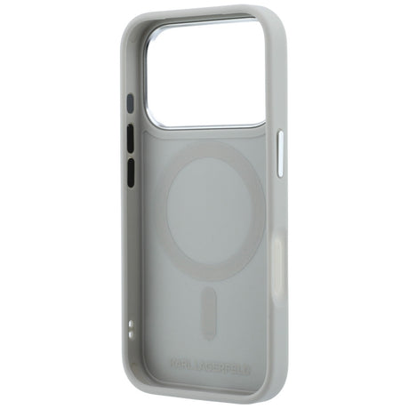 Husa de protectie Karl Lagerfeld compatibil cu iPhone 18 Pro / iPhone 17 Pro, Gri