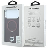 Husa de protectie Karl Lagerfeld compatibil cu iPhone 18 Pro Max / iPhone 17 Pro Max, Roșu Burgundy