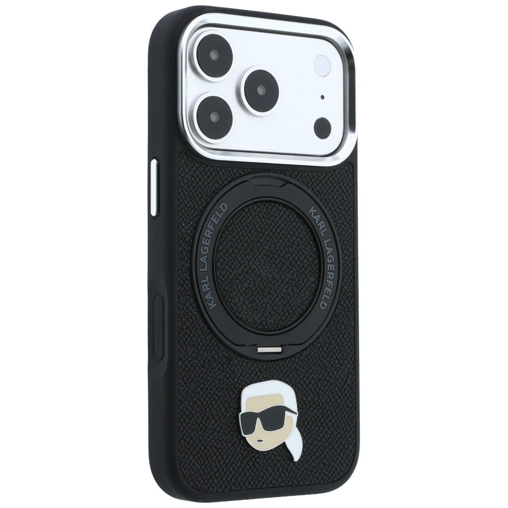 Husa de protectie Karl Lagerfeld compatibil cu iPhone 18 Pro / iPhone 17 Pro, Negru