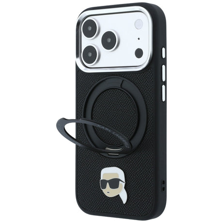 Husa de protectie Karl Lagerfeld compatibil cu iPhone 18 Pro / iPhone 17 Pro, Negru