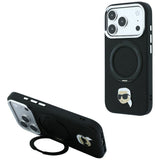 Husa de protectie Karl Lagerfeld compatibil cu iPhone 18 Pro / iPhone 17 Pro, Negru
