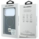 Husa de protectie Karl Lagerfeld compatibil cu iPhone 18 Pro / iPhone 17 Pro, Negru