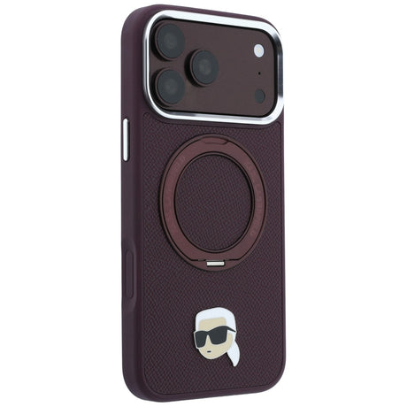 Husa de protectie Karl Lagerfeld compatibil cu iPhone 17 Pro Max / iPhone 18 Pro Max, Roșu