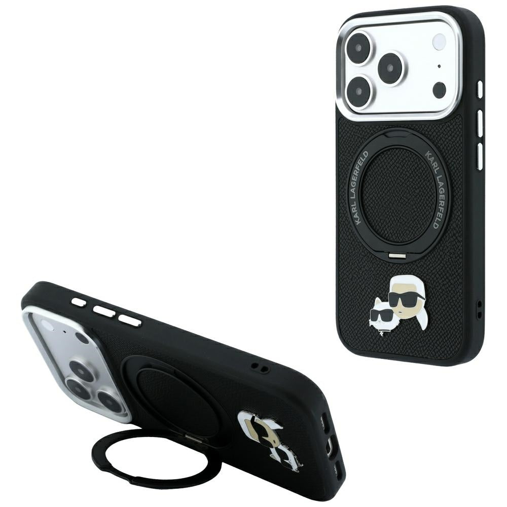 Husa de protectie Karl Lagerfeld compatibil cu iPhone 17 Pro Max / iPhone 18 Pro Max, Negru