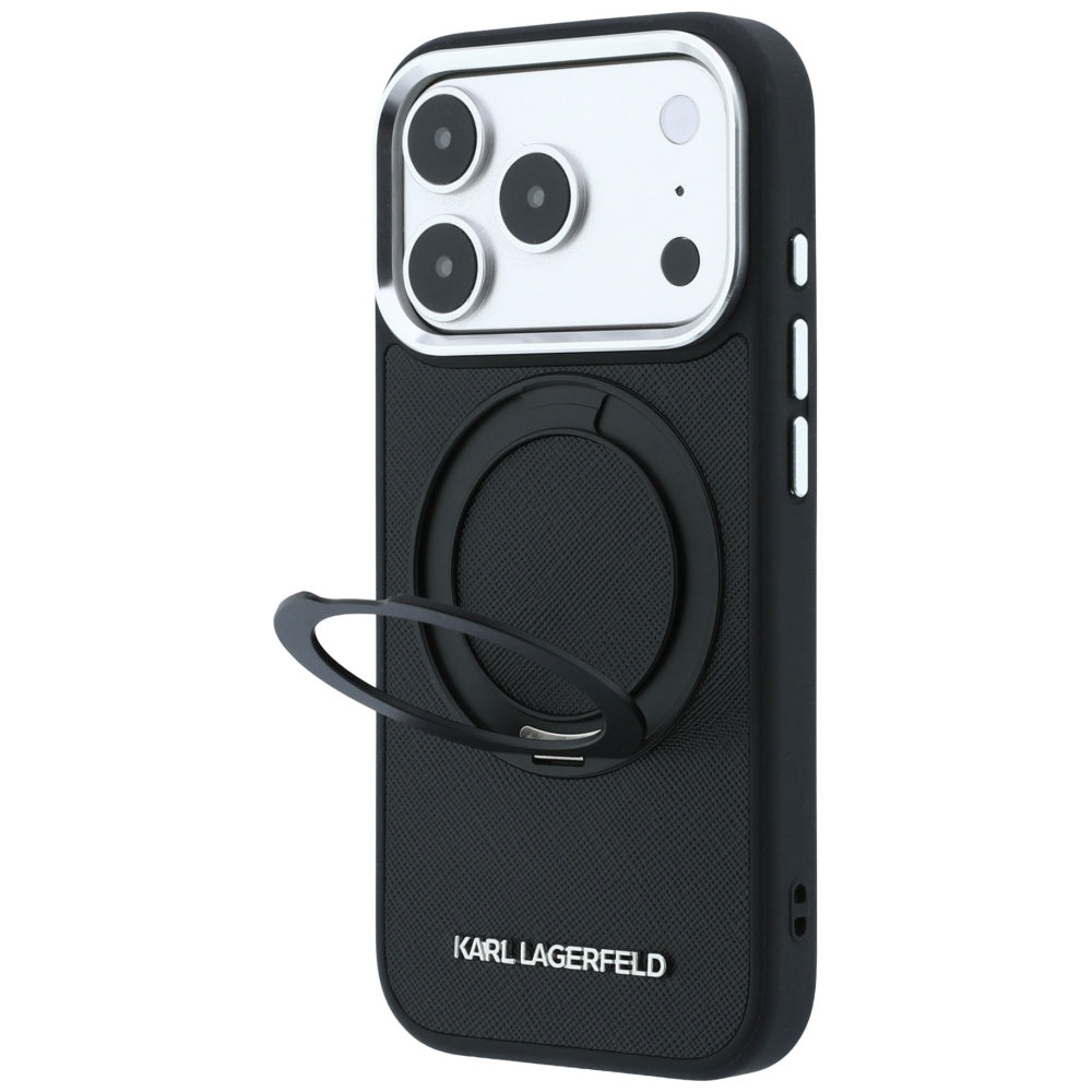 Husa de protectie Karl Lagerfeld compatibil cu iPhone 17 Pro Max / iPhone 18 Pro Max, Negru