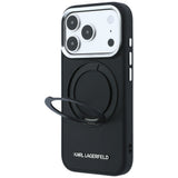 Husa de protectie Karl Lagerfeld compatibil cu iPhone 17 Pro Max / iPhone 18 Pro Max, Negru