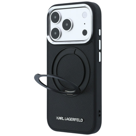 Husa de protectie Karl Lagerfeld compatibil cu iPhone 17 Pro Max / iPhone 18 Pro Max, Negru