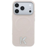 Husa de protectie Karl Lagerfeld compatibil cu iPhone 17 Pro Max / iPhone 18 Pro Max, Bej