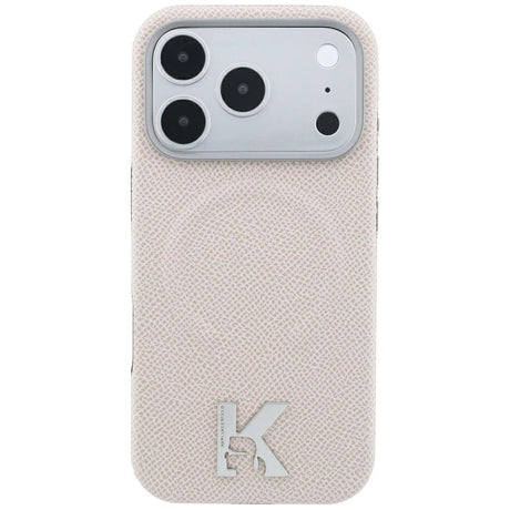Husa de protectie Karl Lagerfeld compatibil cu iPhone 17 Pro Max / iPhone 18 Pro Max, Bej