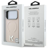 Husa de protectie Karl Lagerfeld compatibil cu iPhone 17 Pro Max / iPhone 18 Pro Max, Bej