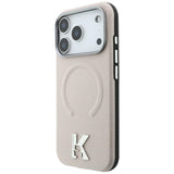 Husa de protectie Karl Lagerfeld compatibil cu iPhone 18 Pro / iPhone 17 Pro, Bej