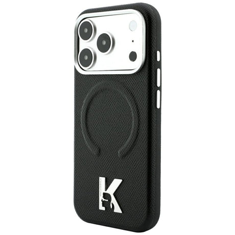 Husă Karl Lagerfeld pentru iPhone 18 Pro, neagră
