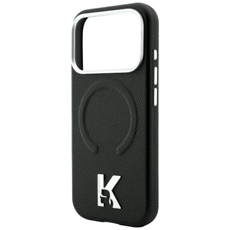 Husă Karl Lagerfeld pentru iPhone 18 Pro, neagră