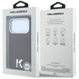 Husa de protectie Karl Lagerfeld compatibil cu iPhone 17 Pro Max / iPhone 18 Pro Max, Bordo