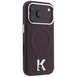 Husa de protectie Karl Lagerfeld compatibil cu iPhone 18 Pro / iPhone 17 Pro, Bordo