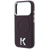 Husa de protectie Karl Lagerfeld compatibil cu iPhone 18 Pro / iPhone 17 Pro, Bordo