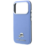 Husa de protectie Karl Lagerfeld compatibil cu iPhone 18 Pro Max / iPhone 17 Pro Max, Albastru