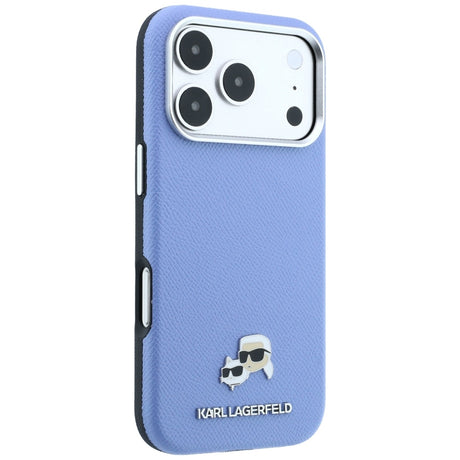 Husă Karl Lagerfeld albastră pentru iPhone 18 Pro / iPhone 17 Pro