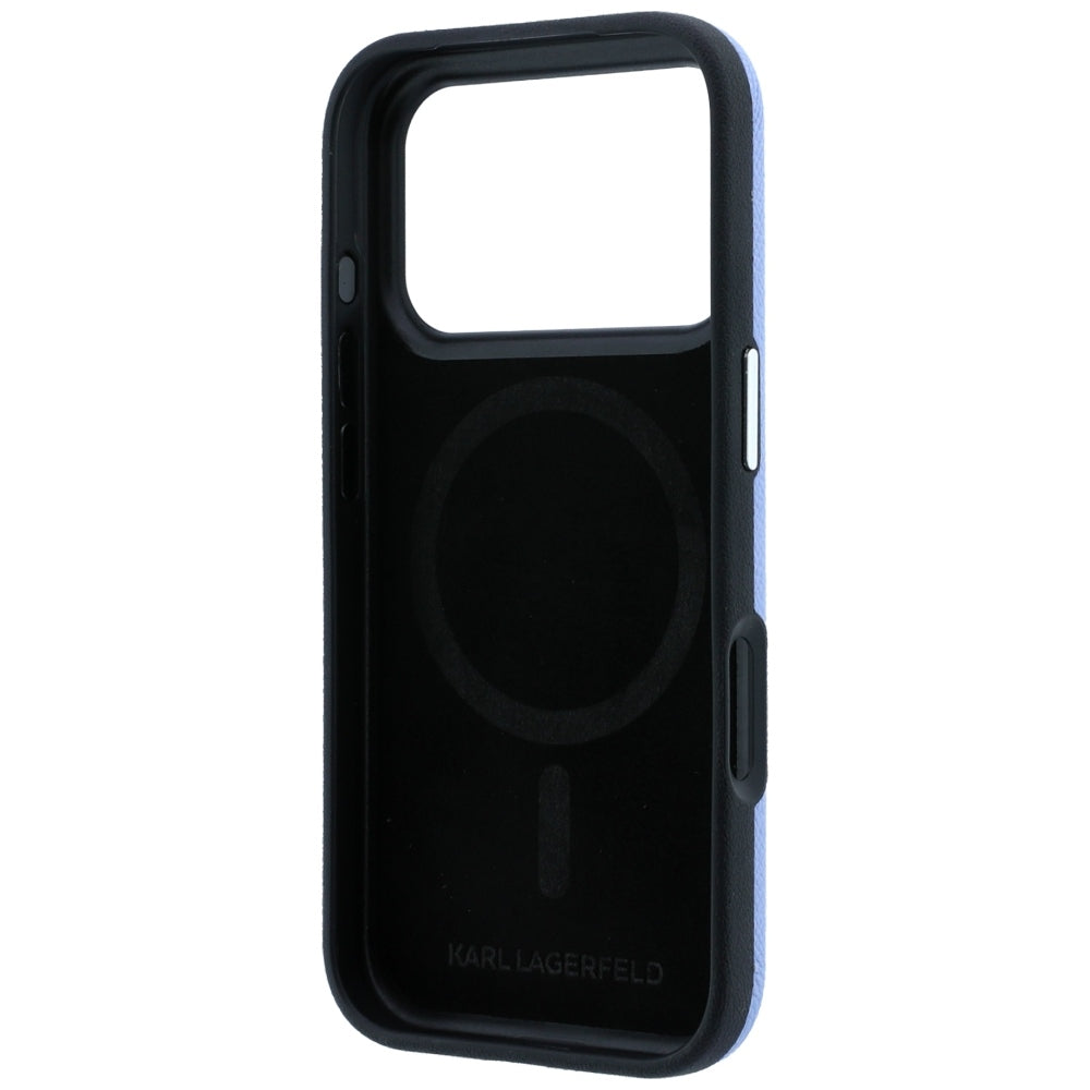 Husa de protectie Karl Lagerfeld compatibil cu iPhone 18 Pro / iPhone 17 Pro, Albastru
