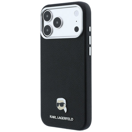 Husă Karl Lagerfeld pentru iPhone 18 Pro, neagră