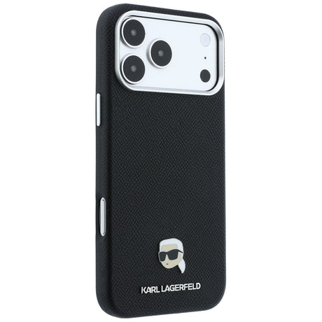 Husă Karl Lagerfeld pentru iPhone 18 Pro, neagră