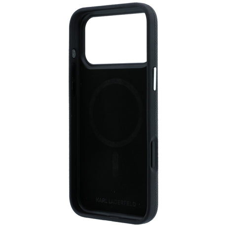 Husă Karl Lagerfeld pentru iPhone 18 Pro, neagră
