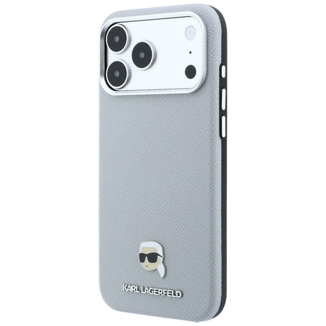 Husă de protecție Karl Lagerfeld pentru iPhone 18 Pro / iPhone 17 Pro, gri