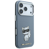Husa de protectie Karl Lagerfeld compatibil cu iPhone 17 Pro Max / iPhone 18 Pro Max, Albastru