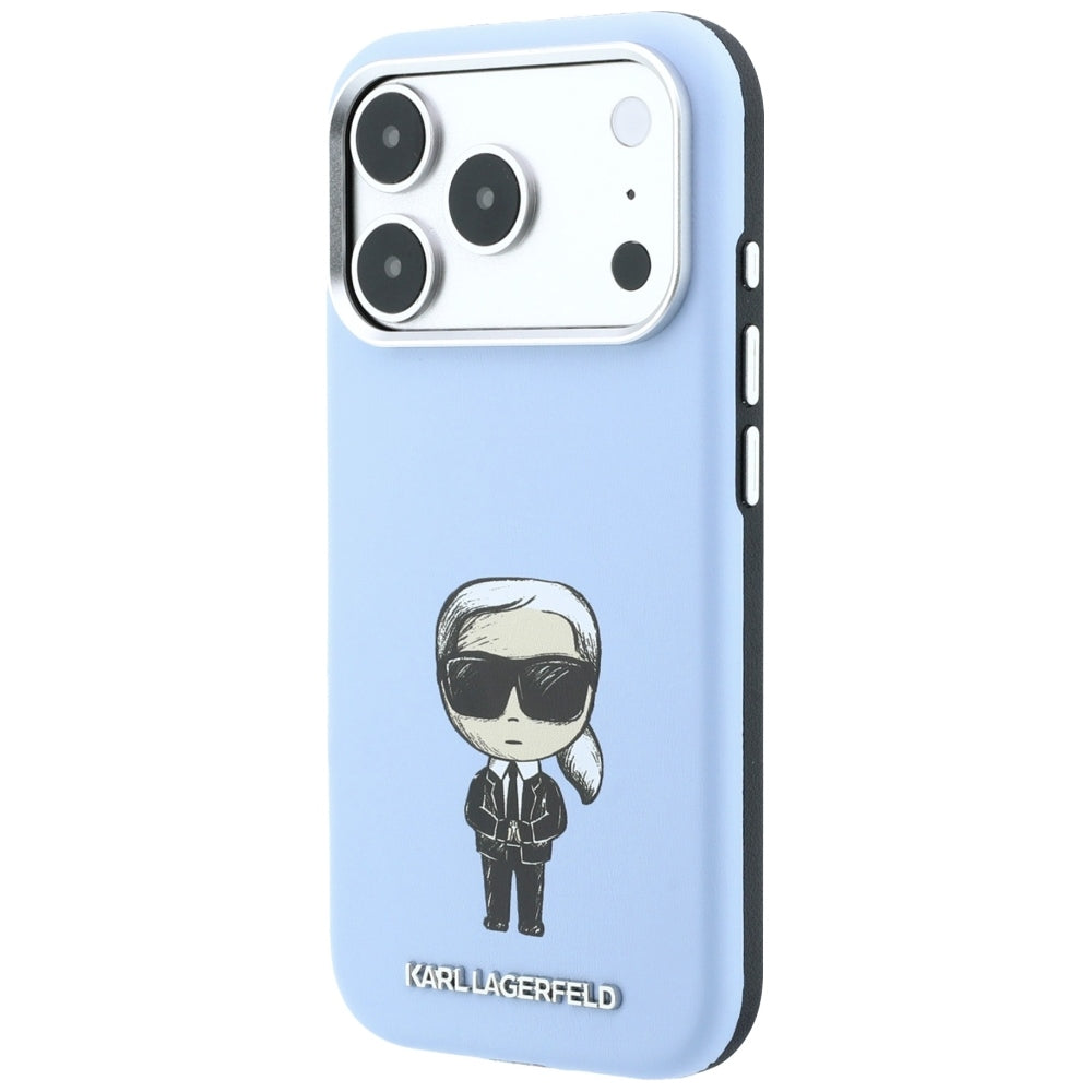 Husa de protectie Karl Lagerfeld compatibil cu iPhone 18 Pro Max / iPhone 17 Pro Max, Albastru