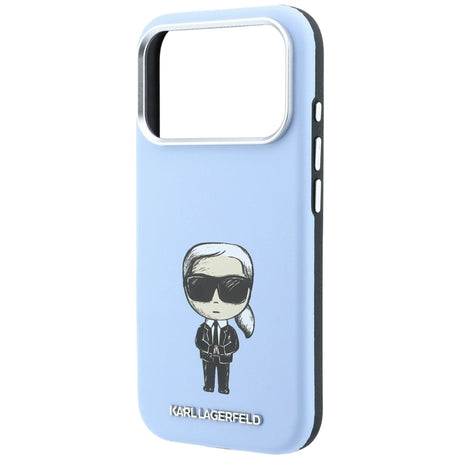 Husa de protectie Karl Lagerfeld compatibil cu iPhone 18 Pro Max / iPhone 17 Pro Max, Albastru