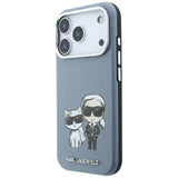Husa de protectie Karl Lagerfeld compatibil cu iPhone 17 Pro Max / iPhone 18 Pro Max, Albastru