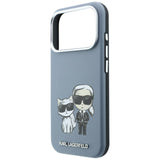 Husa de protectie Karl Lagerfeld compatibil cu iPhone 17 Pro Max / iPhone 18 Pro Max, Albastru