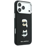 Husa de protectie Karl Lagerfeld Saffiano compatibil cu iPhone 17 Pro Max / iPhone 18 Pro Max, Negru