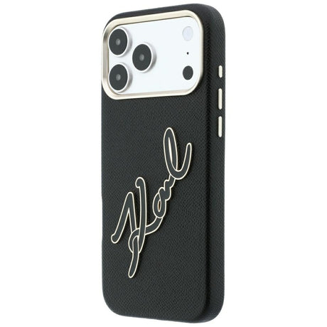 Husa de protectie Karl Lagerfeld compatibil cu iPhone 18 Pro Max / iPhone 17 Pro Max, Negru