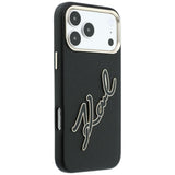 Husa de protectie Karl Lagerfeld compatibil cu iPhone 18 Pro Max / iPhone 17 Pro Max, Negru