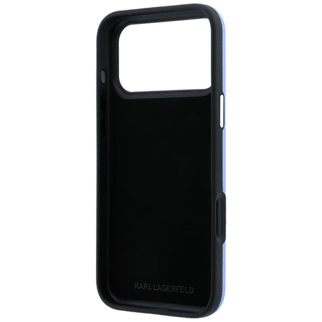 Husa de protectie Karl Lagerfeld compatibil cu iPhone 17 Pro Max / iPhone 18 Pro Max, Albastru