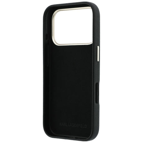 Husă Karl Lagerfeld pentru iPhone 17 Pro / iPhone 18 Pro, neagră